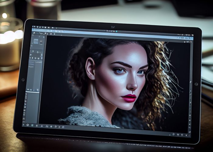 adult woman exuding elegance in studio portrait ,generative AI adult woman exuding elegance in studio portrait ,generative artificial intelligence